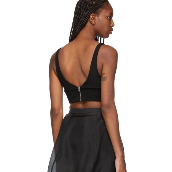 Esse Studios Balck Bralette Tank Top - Picture 2 of 3